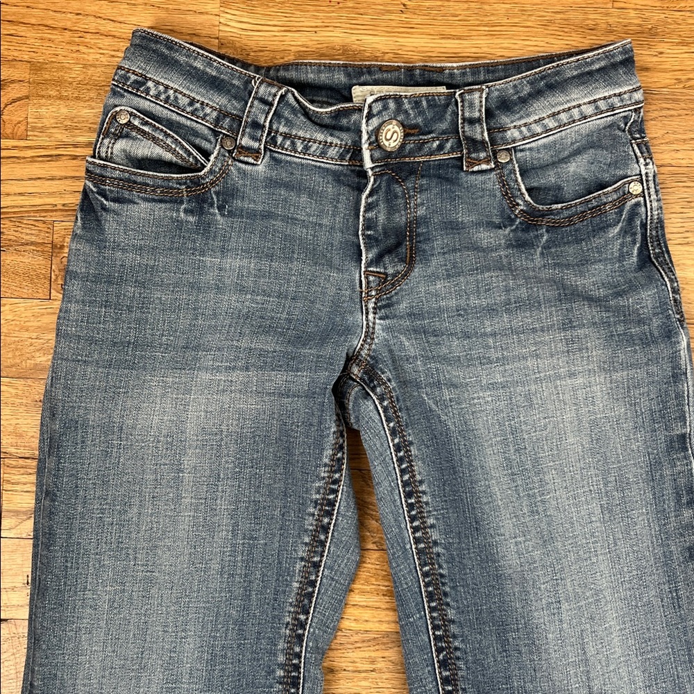 Stetson Women's Flare Jeans in Classic Blue - Picture 3 of 8